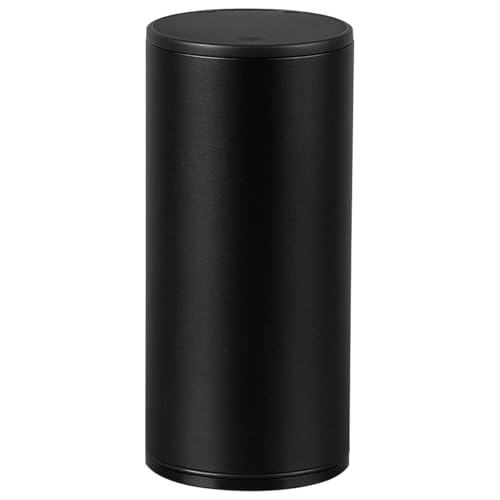 Image of HZEL Car Trash Can with Lid, Multipurpose Leakproof Vehicle Garbage Can for Seat Cup Holder, Small Auto Interior Rubbish Bin for Office Desk Home, Universal for SUVs, RVs, Trucks (Black)