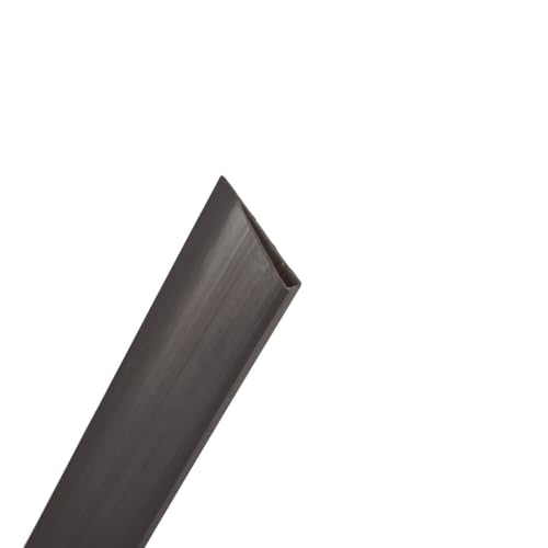 Perfil remate u cañizo PVC 1.5m Antracita