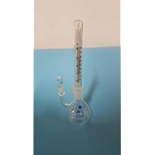 beyondsupply-Lab Glass Specific Gravity Bottle Pycnometer 25ml Thermometer New