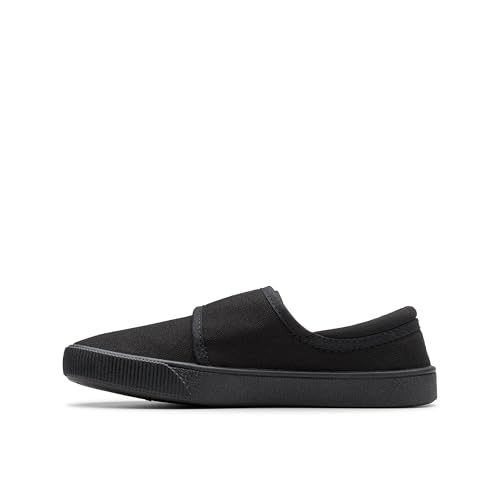Image of Clarks Girl's Hopper Go School Plimsolls