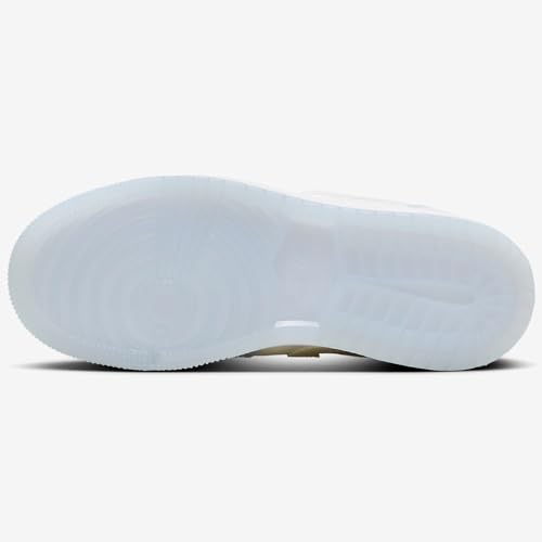 Jordan Big Kid's 1 Mid SE Wear Away Black/Taxi-White-Sail (DQ8418 071)4