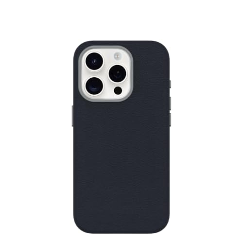 OtterBox iPhone 15 Pro Symmetry Series Cactus Leather for MagSafe - Riverside Blue