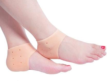 LAVI Heel Pain Relief Products For Women Anti Crack Silicon Gel Heel And Foot Protector Moisturizing Socks for Foot Care, leg pain relief products And Heel Pad for Men And Women-image-36