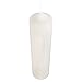Rayher 3119296 Stumpenkerze, creme, rund, Länge 25 cm, 6 cm ø,100% Paraffin, RAL-Gütezeichen, Rundkerze, Taufkerze, Kommunionkerze, Kerzenrohling zum Verzieren und Basteln