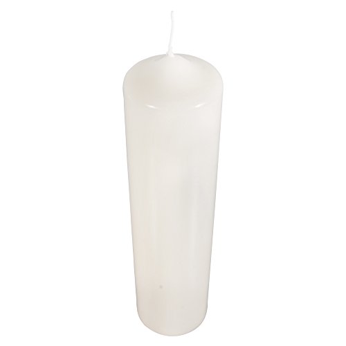 Rayher 3119296 Stumpenkerze, creme, rund, Länge 25 cm, 6 cm ø,100% Paraffin, RAL-Gütezeichen, Rundkerze, Taufkerze, Kommunionkerze, Kerzenrohling zum Verzieren und Basteln - Image 4