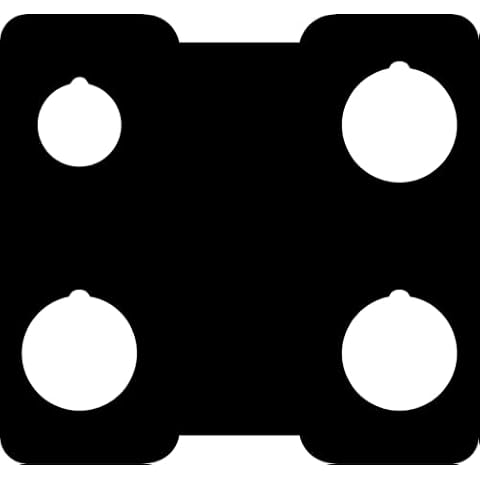 StoveGuard USA-Made, Custom Designed & Precision Cut Stove Cover for Gas Stove Top, Premium 6x Thicker Heavy-Duty Wolf Gas Range, Model# DF304 Cover