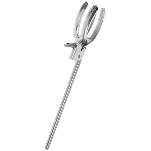 Pince de laboratoire en acier inoxydable à 4 broches pour support
