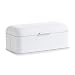Produktbild Zeller 27295 Brotkasten "Soft Touch", Metall, weiß 42,5 x 23 x 16,5 cm