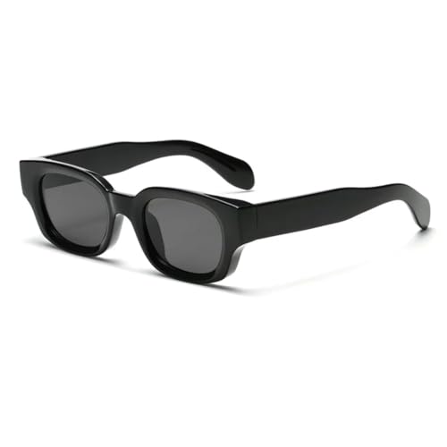 Lunettes de soleil rétro punk anti-éblouissement bleu vert UV400 hommes et femmes