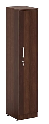 Image of MAMTA Decoration Engineered Wood Wardrobe with 1 Door for Bedroom Wooden Almirah for Living Room Home (Dark Elm Finish)