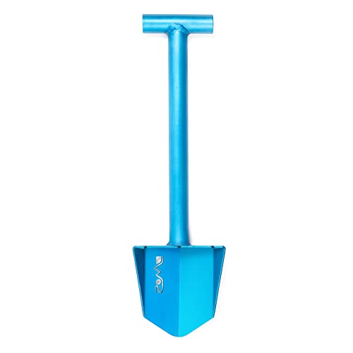 DMOS Nomad Mini Lightweight Aluminum Shovel - A Robust Trowel for Backpacking or car Camping When You Need to dig a Hole to Leave no Trace.