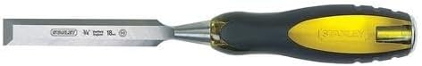 Replacement for Stanley 16-981 Chisel, 2 in Tip, 9 in OAL, Carbon Steel Blade, Ergonomic Handle Replaces Parts