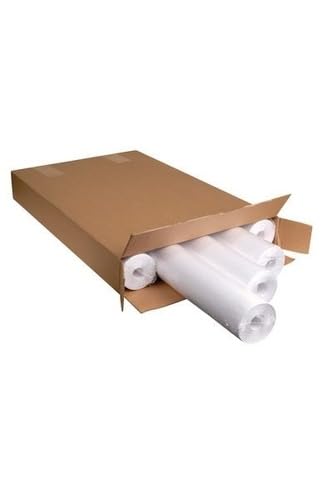 Exacompta - Réf. 39651E - Carton de 5 recharges papier FOREVER pour tableaux de conférence - papier recyclé 60 g /m2- 50 feuilles unies - 65 x 100 cm - sous film...