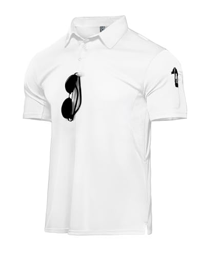 Haimont Mens White Polo Shirt cover