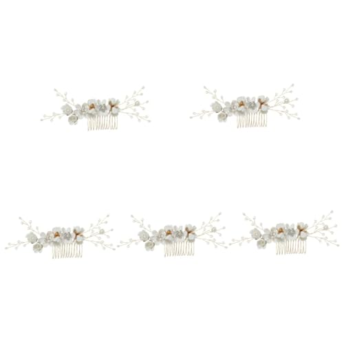 Peigne à cheveux fleur délicat et épingle décorative premium pour coiffure de mariée
