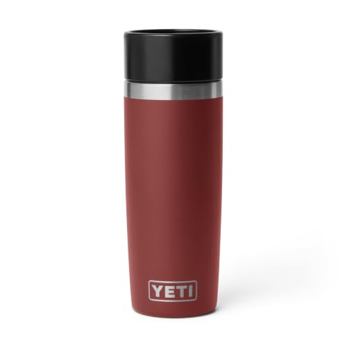 Image of YETI Rambler 16 oz Travel Bottle, Stainless Steel, Vacuum Insulated with Leakproof Commuter Cap, Stag Red