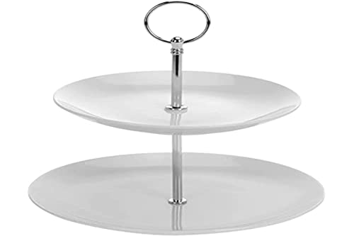 Della Cucina Etagère Porselein, 2-laags