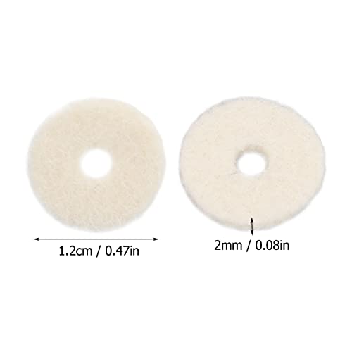 Rondelle de Feutre de Piano, Feutre D'accordage de Piano, Rondelle de Réglage D'accordage de Feutre de Piano Kit D'accessoires de Réparation D'épaisseur de 2 Mm, 90 Pièces