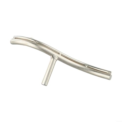 Porte-outils de tour incurvé, 30,5 cm en acier inoxydable pour le travail du bois, base concave de 16 mm de diamètre, prise en main confortable, résistant à l'usure et à la rouille, paroi intérieure