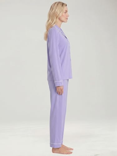 Image of Women's Petite Cotton Pajama Set Petite Length Pjs