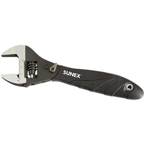 Sunex 9610 Ratcheting Adjustable Wrench, 8" Cover