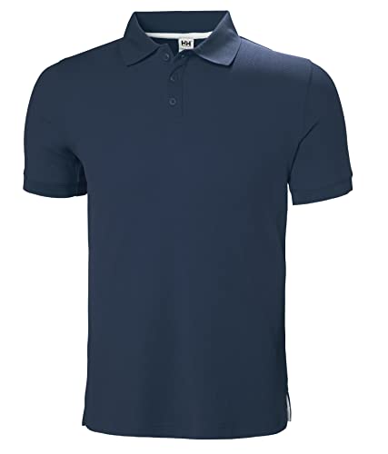 Helly Hansen Hombres Crewline Polo, Azul Marino, L