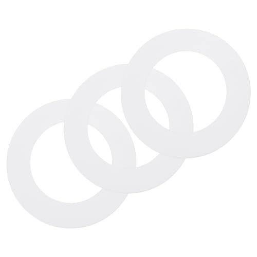 uxcell 3pcs Goof Rings for 4" Recessed Lights 4.25"x6.8" Goof Trim Ring