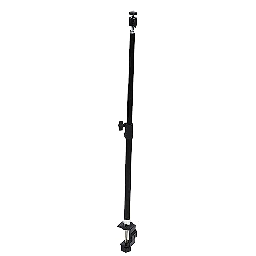 Image of ciciglow Desktop Light Stand, 62-94cm Adjustable Desk Mount Stand with 1 /4inch Ball Head Tabletop C Clamp for Live Streaming Photo Video Selfie