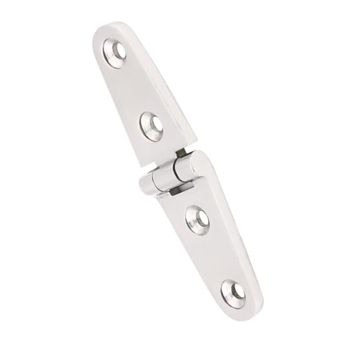 Gegong Boat Entry Hardware Stainless Steel Hinge Flush Mount Door Fitting Marine Grade Hatch Latch Cabinet Fastener (103 * 27)