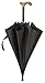 LUTFI Stick Umbrellas Sophisticated Retro Cane Straight Umbrella Long Handle High-End Design for Sunny and Rainy Business Fashion (Color : B)