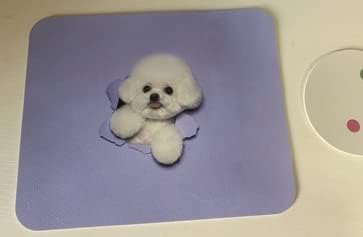 Miniatura 5 de Aesthetic Mouse Pad Cute Anime Mouse Pad Small Mouse Pad Leather Mouse Pad Kawaii Mouse Pad (Purple,210x250mm)