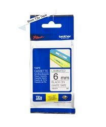 Brother TZE-211 Nero su Bianco TZe Nastro per