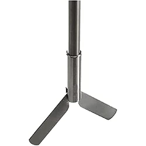 Bochem Mezclador centrífugo MN-1397 de acero inoxidable 18/10 de 2 palas, 500 mm de longitud x 90 mm de diámetro y 8 mm de diámetro Cover