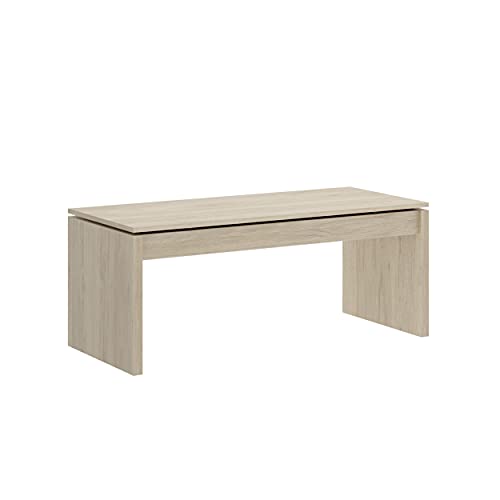 LIQUIDATODO ®   Mesa de centro elevable moderna y barata en color natural