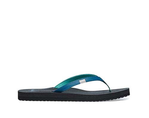 Image of Sanuk Yoga Joy Womens Flip Flops | Yoga Mat Footbed | Sandals for Women | Womens Yoga Sandals | Women's Beach Sandals