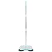 Hand Push Sweeper, Household Hand Sweeping Machine, Non Electric Sweeper Mop Broom Dustpan Floor Cleaning Tools for Cleaning Hair, Fruit Shell, Dust, etc - Angle Changable Freely(Blue)