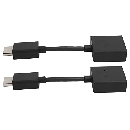 BONKZEBU Cable de Extensión de Interfaz Multimedia 4K HD Giratorio Ajustable Convertidor de Larga Duración para Transmisión de Imágenes HD 2 Piezas
