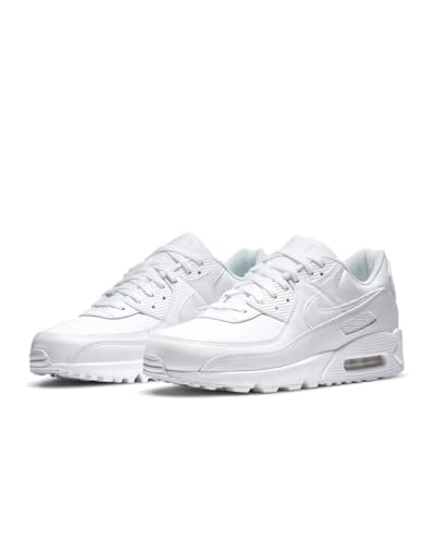 NIKE Air Max 90 Sneaker Trainer Schuhe (White, EU Schuhgrößensystem, Erwachsene, Numerisch, M, 46)