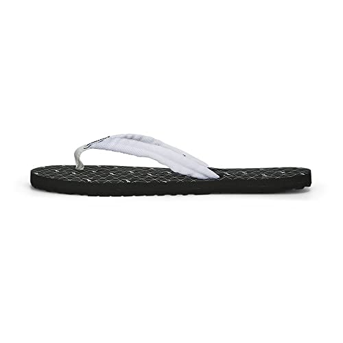 PUMA PUMA Men's Flip-Flop, White Black Cool Mid Gray, 11
