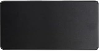 JIKIOU Long Gaming Mouse Mat with Stitched Edges, Large Size 800 x 300 x 3mm Extended Mouse pad with Premium-Textured Cloth, Non-Slip Rubber Base, Keyboard Pad Mat for Gaming, Office & Home, Black