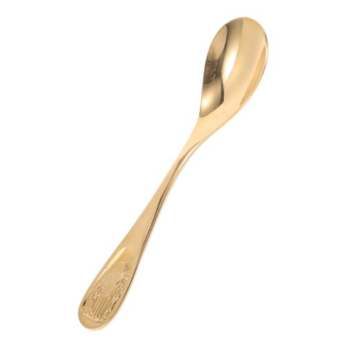 Zerodeko Goldener Kinderlöffel Cartoon Design