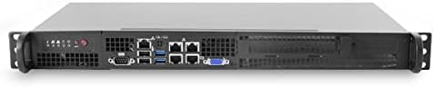 MITXPC RS-SMC2758-FIO Atom C2758 8- Core Front I/O 1U Server, 4X LAN