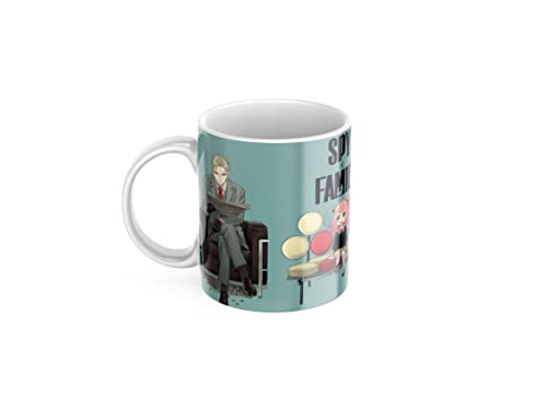 newseny Taza Spy x Family Anime - Anya (Cerámica 320 ml) (Sentada)