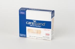 ASO CBD2760 Sheer Junior Strip Bandage, Latex Free Pack of2400