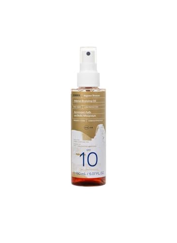 Huile Bronzante Intense Korres Aegean Bronze SPF10 soin solaire hydratant
