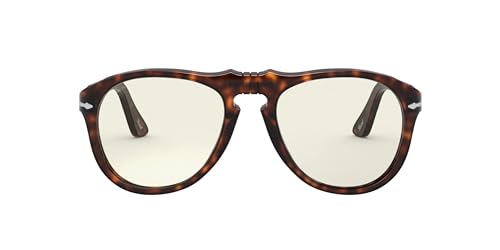 Persol Men's PO0649 Polarized Aviator Sunglasses, Havana/Grey, 54 mm3