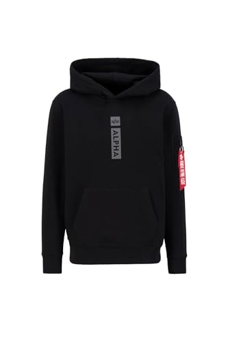 Alpha Industries Herren Pp Hoodie Für Kapuzenpullover, Schwarz, M EU