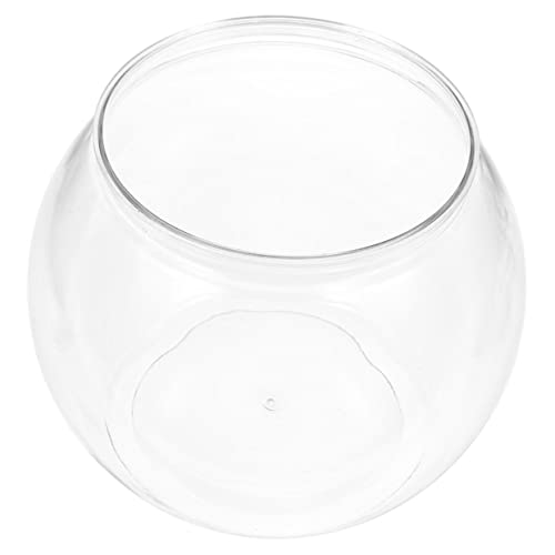 VANZACK 水槽 金魚鉢花瓶 観葉植物ホルダー ネット コンテナ ポット透明 クラゲ 水族館の人工植物 大きな金魚鉢 小鉢 キット 小さな金魚鉢 テラリウム多肉植物プランター 池 プラスチック