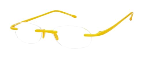Scojo New York Gels Original | 1.00x SUNFLOWER | Readers for Men & Women | Stylish, Scratch-Resistant Lenses