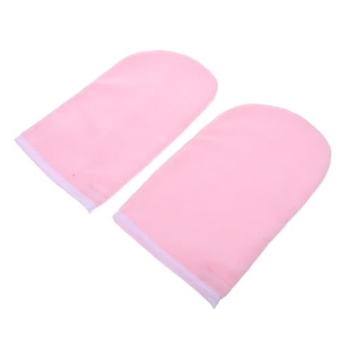 COOLHIYA 1 Pair Paraffin Wax Mittens for Women Moisturizing Spa Gloves Comfortable Fit Trendy Style Waxed Cotton Gloves for Hand Care